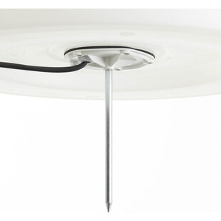 Lampa Ogrodowa Kula Garden 80cm Biała - Brilliant | Kup Teraz!