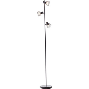 Lampa podłogowa 3 punktowa Blacky czarna Brilliant