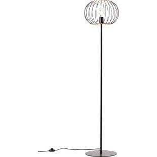 Lampa podłogowa druciana Silemia czarna Brilliant