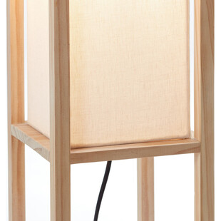Lampa podłogowa drewniana Seaside - Eko design Brilliant