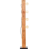Lampa podłogowa drewniana Calandra | Loft, Retro | Brilliant