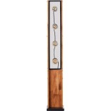 Lampa podłogowa drewniana Calandra | Loft, Retro | Brilliant