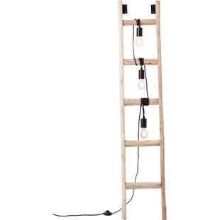 Lampa podłogowa drewniana Ladder jasne drewno Brilliant