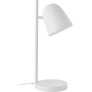 Lampa biurkowa skandynawska Neda biała Brilliant