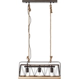 Lampa rustykalna Narcy | Czarna, 59cm | Brilliant