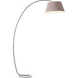 Lampa podłogowa Brok | Loftowa, Brązowo-Szara | Brilliant