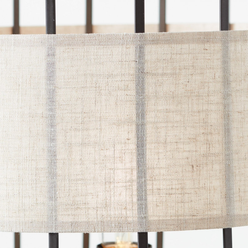 Lampa podłogowa Slope czarna - Brilliant | Nowoczesny design