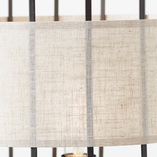 Lampa podłogowa Slope czarna - Brilliant | Nowoczesny design