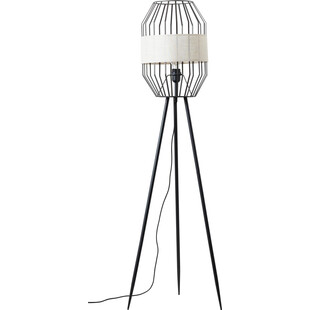 Lampa podłogowa trójnóg druciany Slope czarna Brilliant