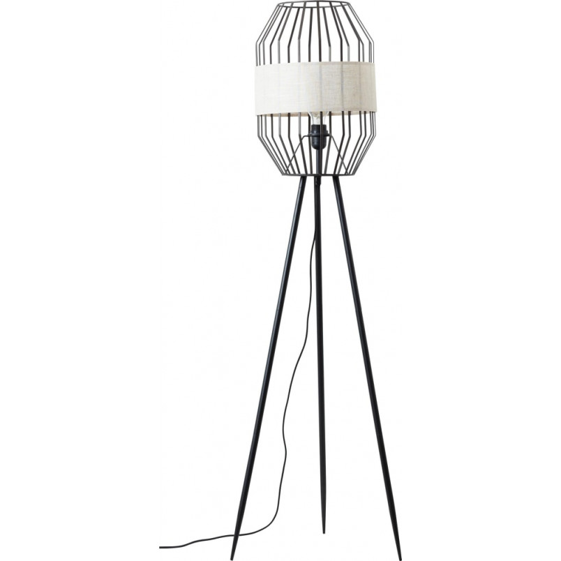 Lampa podłogowa Slope czarna - Brilliant | Nowoczesny design