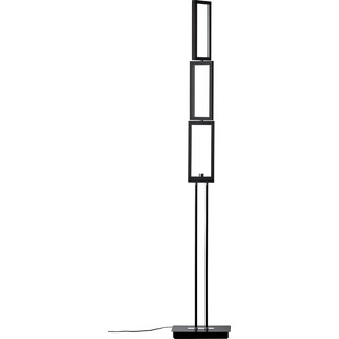 Lampa podłogowa nowoczesna Ranut czarna Brilliant