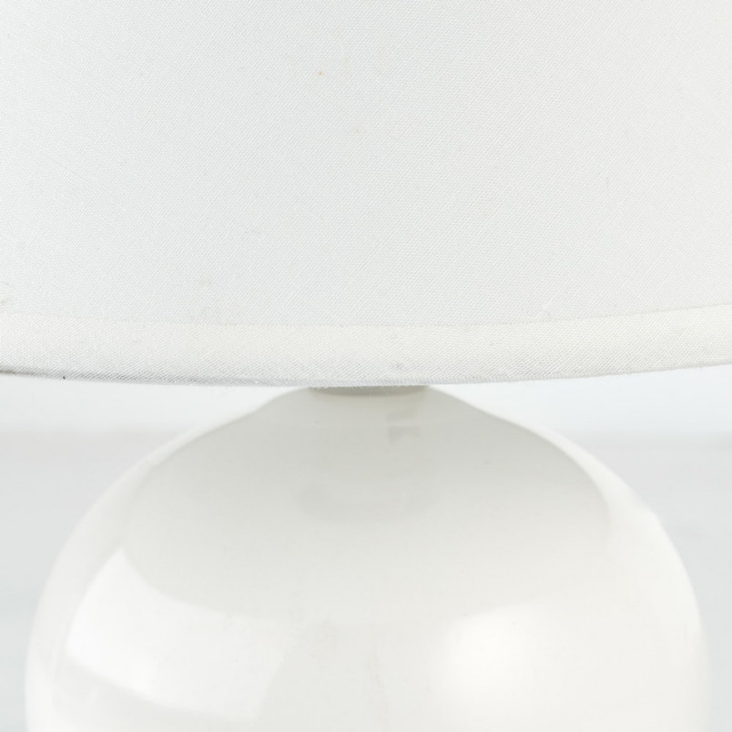 Lampa stołowa biała Primo - eleganckie oświetlenie Brilliant