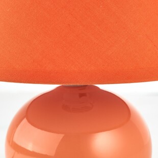 Lampa stołowa pomarańczowa Brilliant Primo | Elegancki design