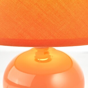 Lampa stołowa pomarańczowa Brilliant Primo | Elegancki design