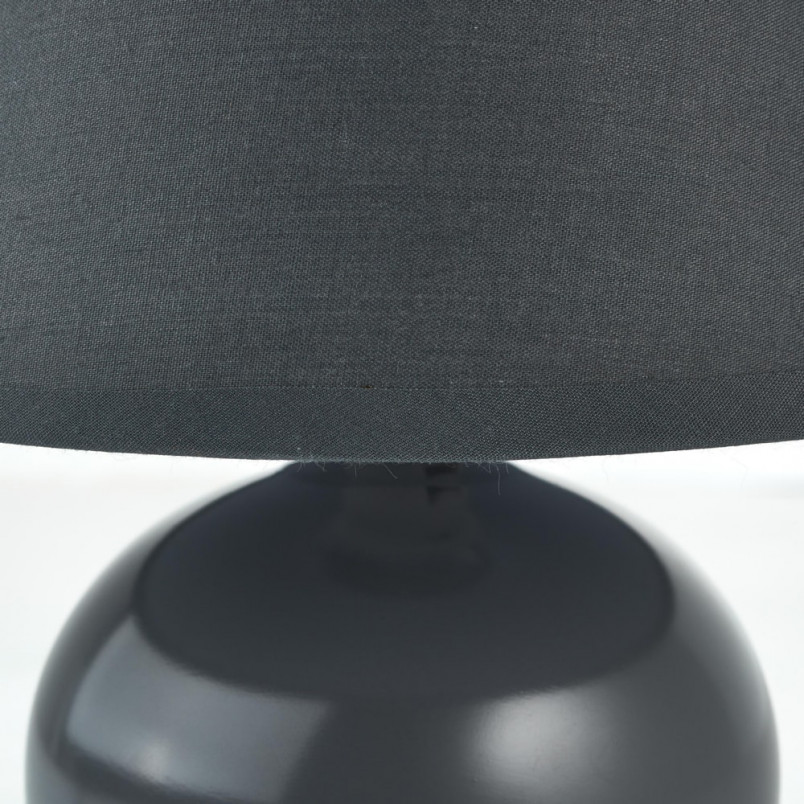 Lampa stołowa szara Brilliant Primo | Eleganckie oświetlenie