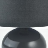 Lampa stołowa szara Brilliant Primo | Eleganckie oświetlenie