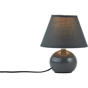 Lampa stołowa szara Brilliant Primo | Eleganckie oświetlenie