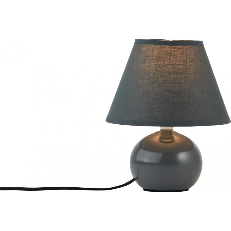 Lampa stołowa szara Brilliant Primo | Eleganckie oświetlenie