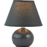 Lampa stołowa szara Brilliant Primo | Eleganckie oświetlenie
