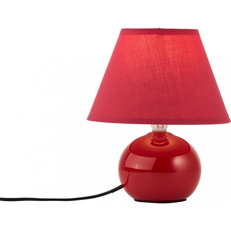 Lampa stołowa czerwona Brilliant Primo | Oświetlenie do salonu