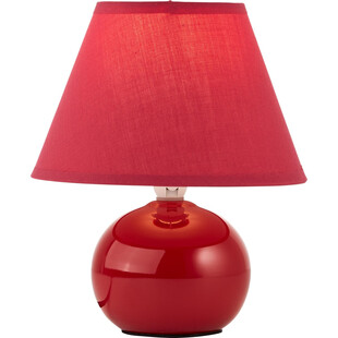 Lampa stołowa czerwona Brilliant Primo | Oświetlenie do salonu
