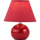 Lampa stołowa czerwona Brilliant Primo | Oświetlenie do salonu