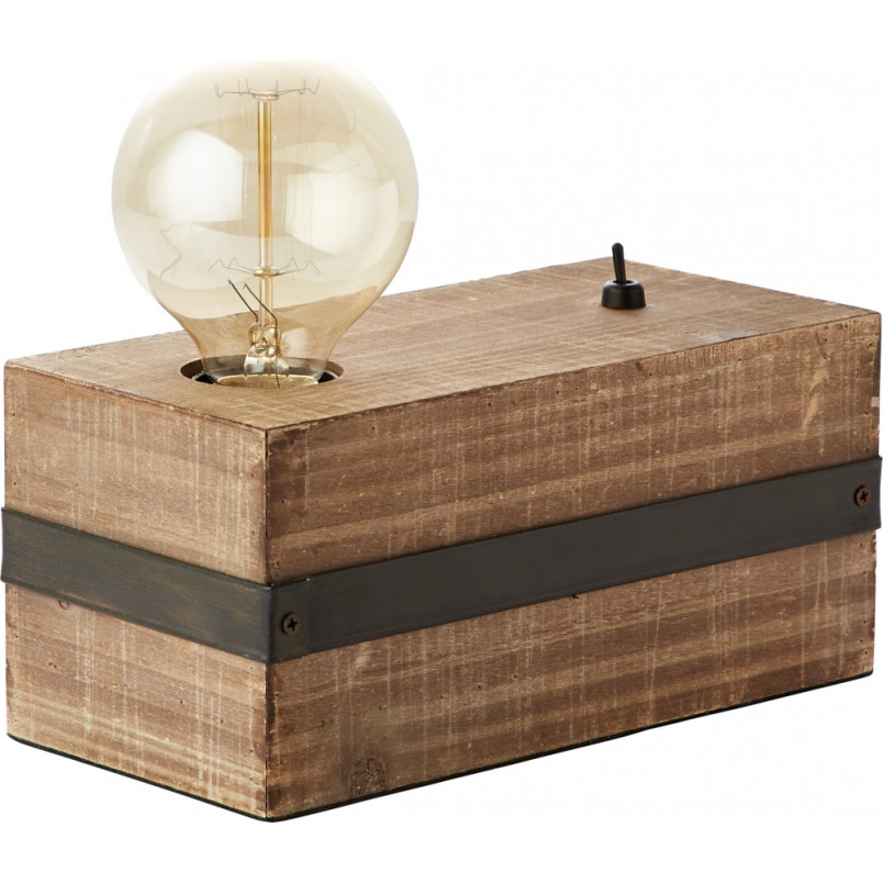 Lampa stołowa drewniana Woodhill | E27 | Brilliant