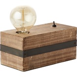 Lampa stołowa drewniana Woodhill | E27 | Brilliant
