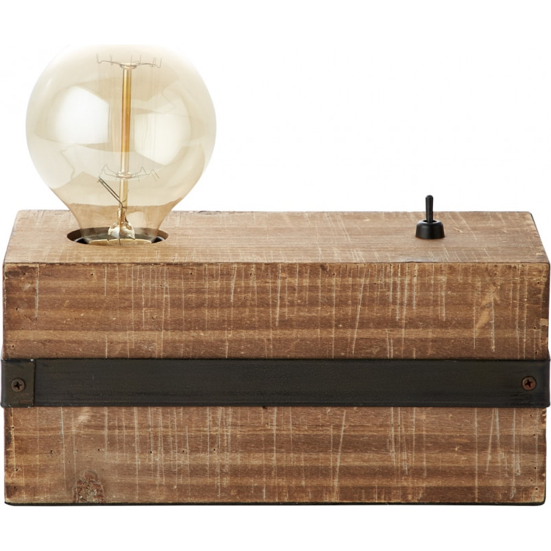 Lampa stołowa drewniana Woodhill | E27 | Brilliant