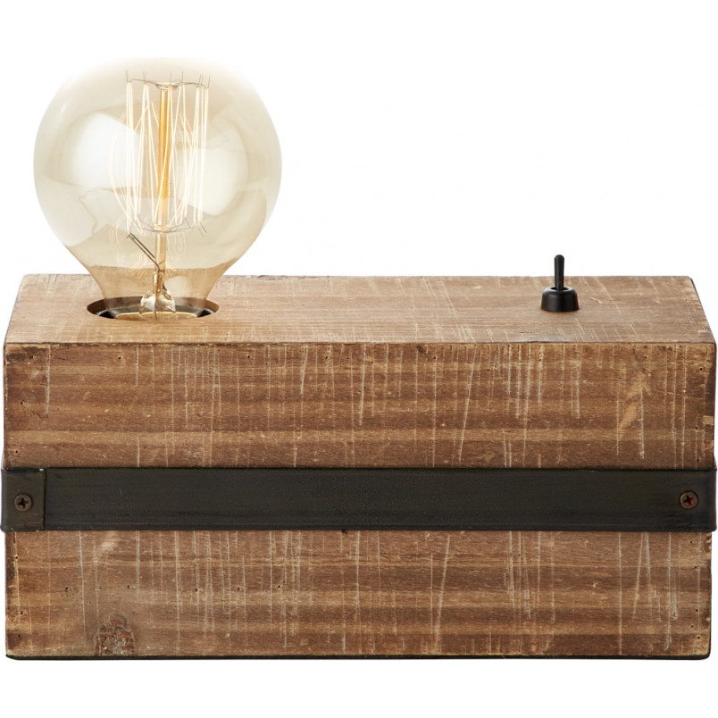 Lampa stołowa drewniana Woodhill | E27 | Brilliant