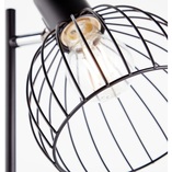 Lampa stołowa Blacky czarna Brilliant - Loftowa lampka
