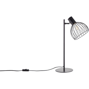 Lampa stołowa Blacky czarna Brilliant - Loftowa lampka