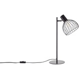 Lampa stołowa Blacky czarna Brilliant - Loftowa lampka