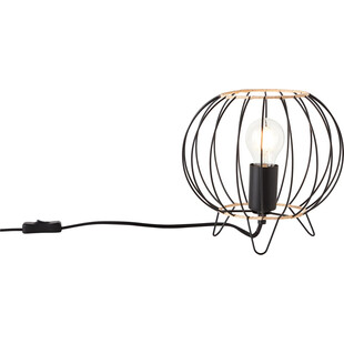 Lampa stołowa czarna Silemia - Brilliant | Design i funkcjonalność