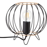 Lampa stołowa czarna Silemia - Brilliant | Design i funkcjonalność