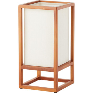 Lampa stołowa drewniana Seaside | Styl Japandi - Brilliant