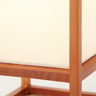 Lampa stołowa drewniana Seaside | Styl Japandi - Brilliant
