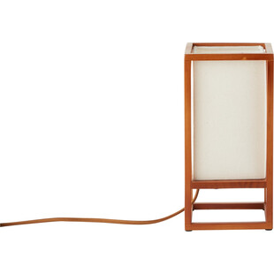 Lampa stołowa drewniana Seaside | Styl Japandi - Brilliant