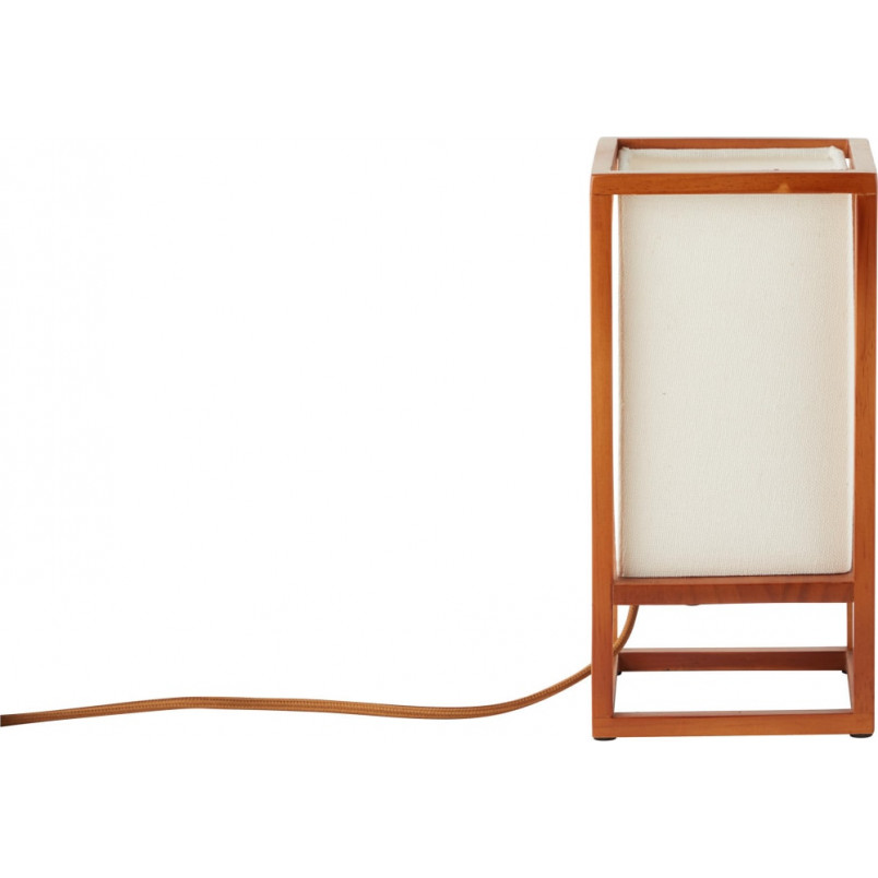 Lampa stołowa drewniana Seaside | Styl Japandi - Brilliant