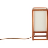 Lampa stołowa drewniana Seaside | Styl Japandi - Brilliant