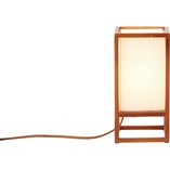 Lampa stołowa drewniana Seaside | Styl Japandi - Brilliant
