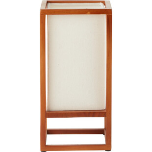 Lampa stołowa drewniana Seaside | Styl Japandi - Brilliant