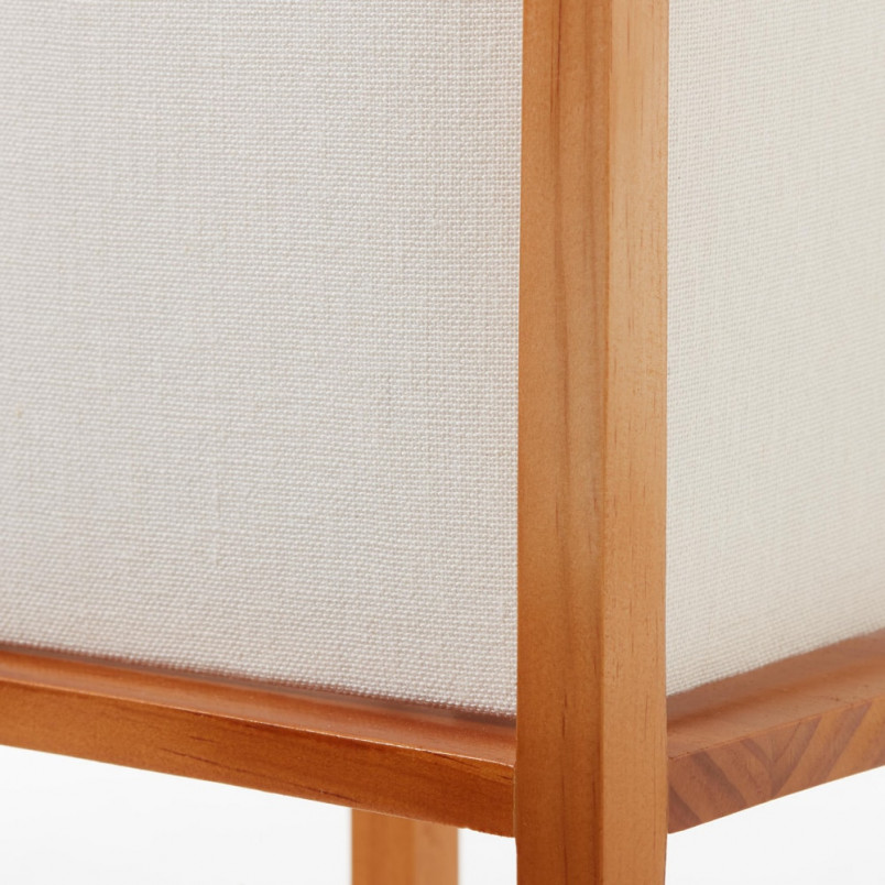 Lampa stołowa drewniana Seaside 20 | Brilliant - Japandi