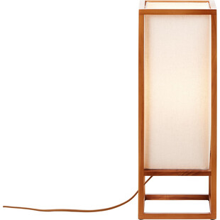 Lampa stołowa drewniana Seaside 20 | Brilliant - Japandi