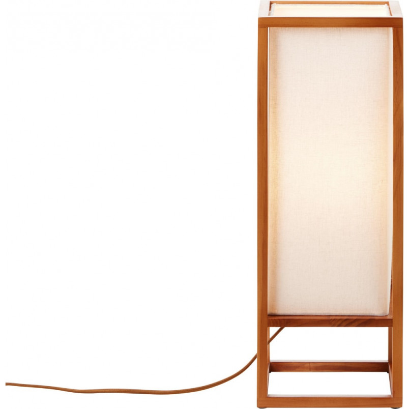 Lampa stołowa drewniana Seaside 20 | Brilliant - Japandi