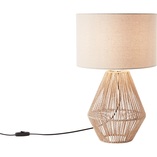 Lampa stołowa boho Laraine | Brilliant - Beżowa, Japandi