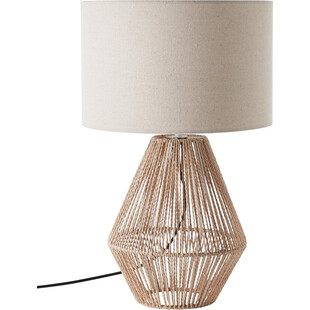 Lampa stołowa boho Laraine | Brilliant - Beżowa, Japandi