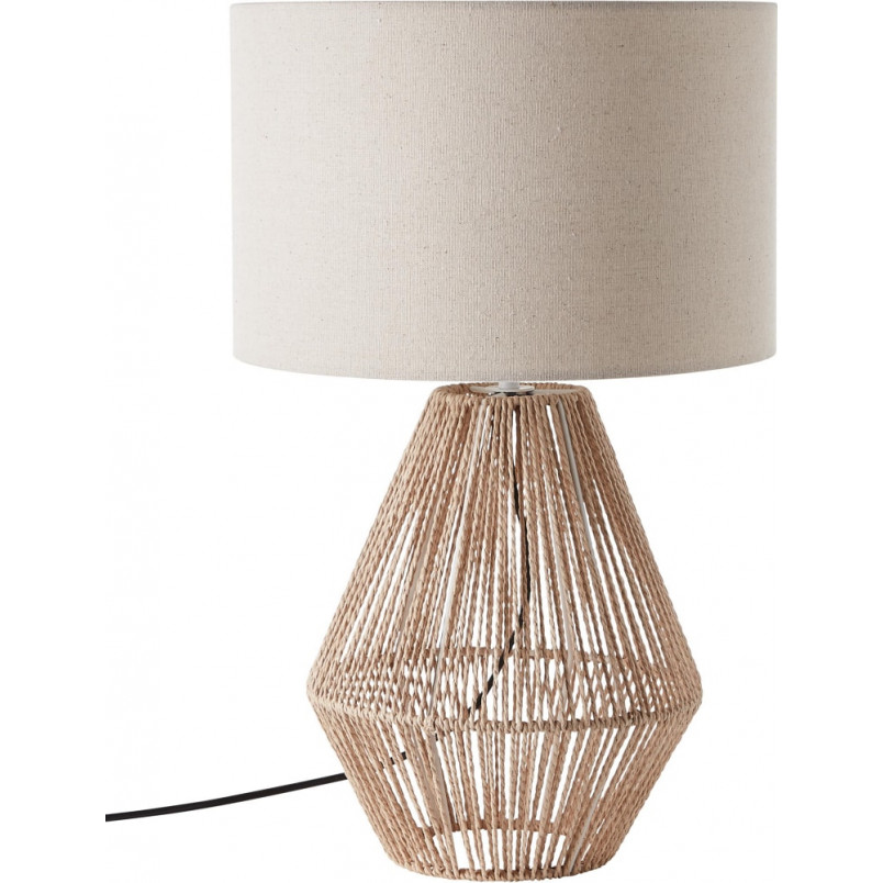 Lampa stołowa boho Laraine | Brilliant - Beżowa, Japandi
