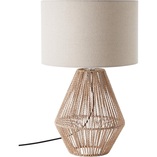 Lampa stołowa boho Laraine | Brilliant - Beżowa, Japandi