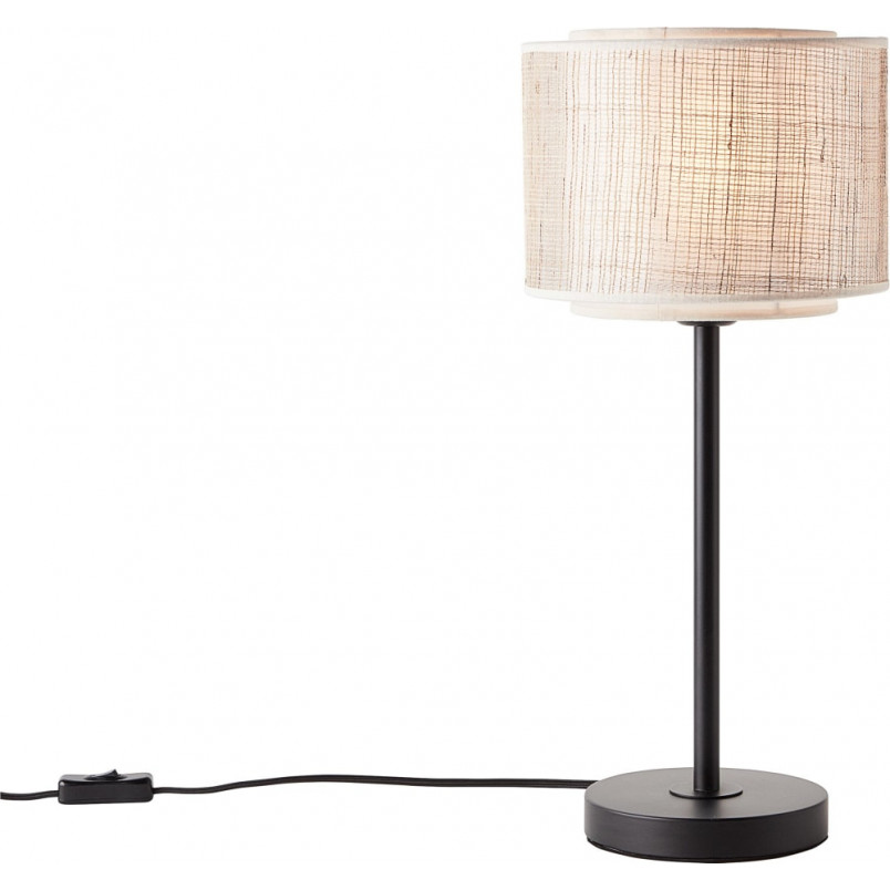 Lampa stołowa boho Odar | Brilliant - Beżowa i czarna